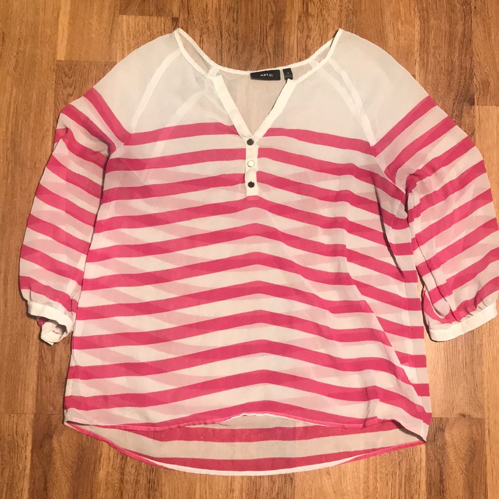 APT. 9 Quarter Sleeve Top